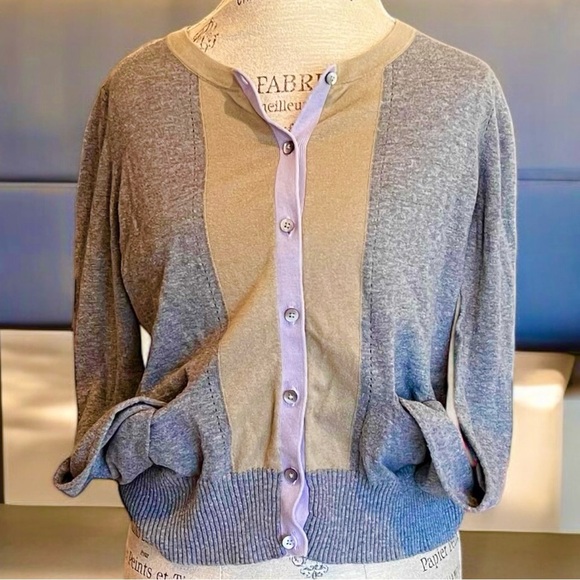 Simply Vera by Vera Wang Super soft and light cardigan button up Women’s size L - Picture 11 of 17